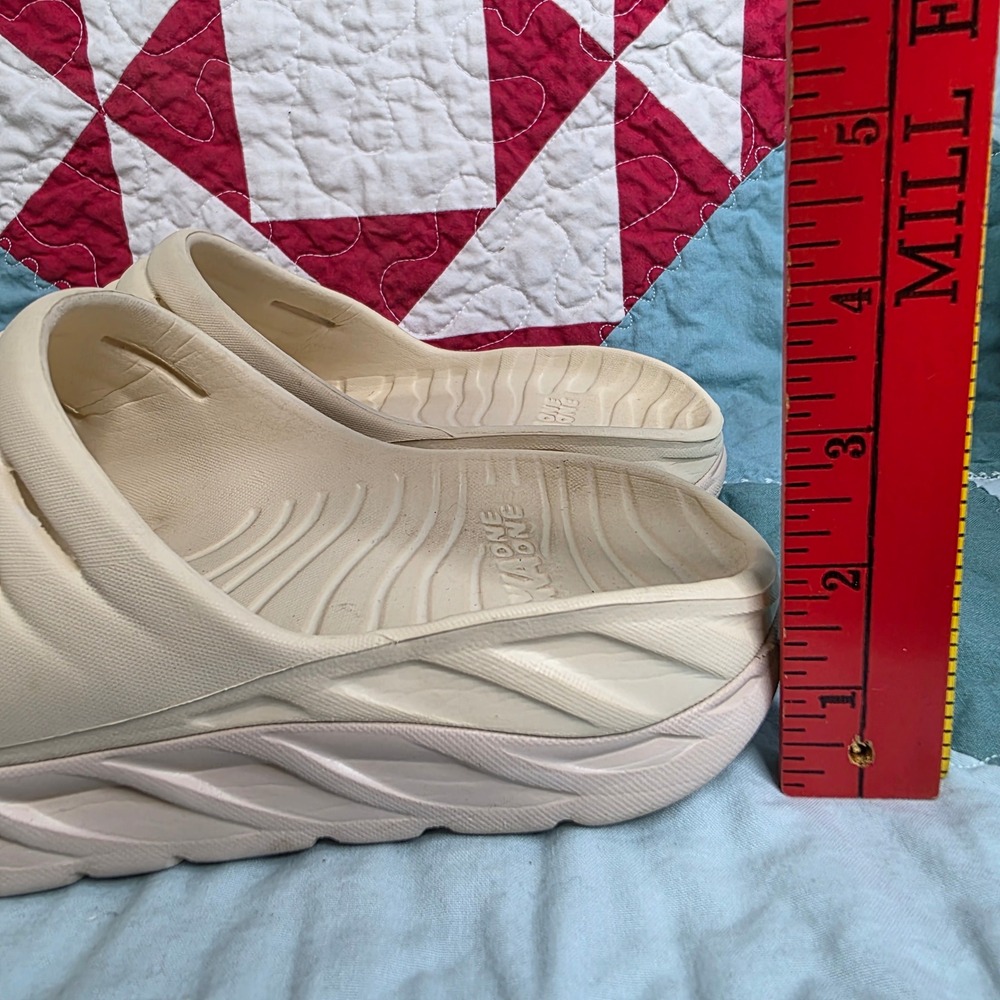Hoka One One Ora Recovery Slide 2 Cream Mens 8 Womens 10 Comfort Sandal - Picture 7 of 8